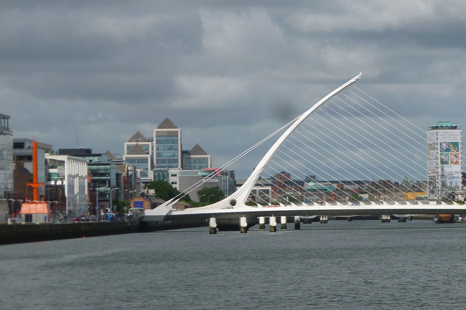 Dublin Port Diving Bell & Samuel Beckett Bridge