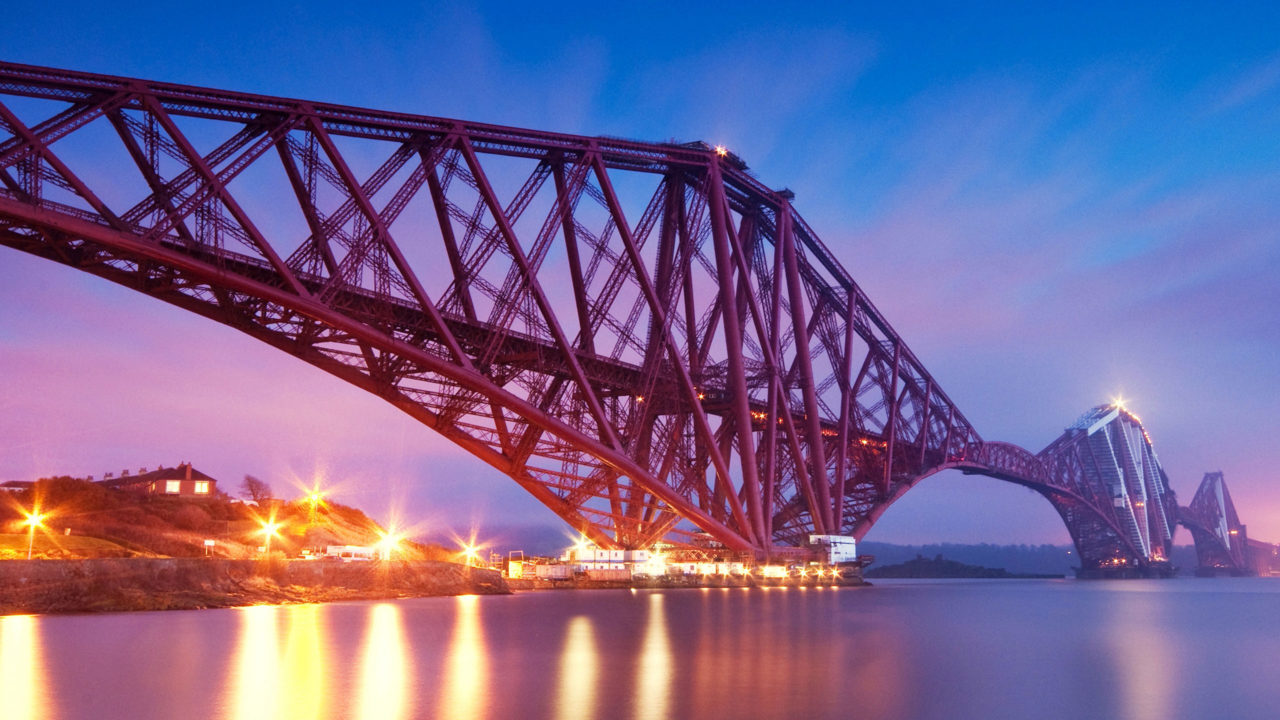 Forth Railway Bridge In The Evening buikt by Sir William Arrol & Co Ltd