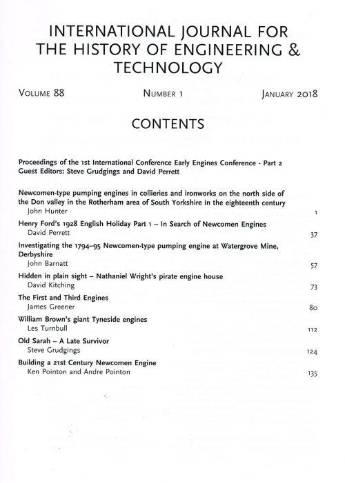 The Journal - V88 No1 2018 - contents