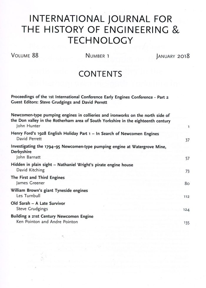 The Journal - V88 No1 2018 - contents