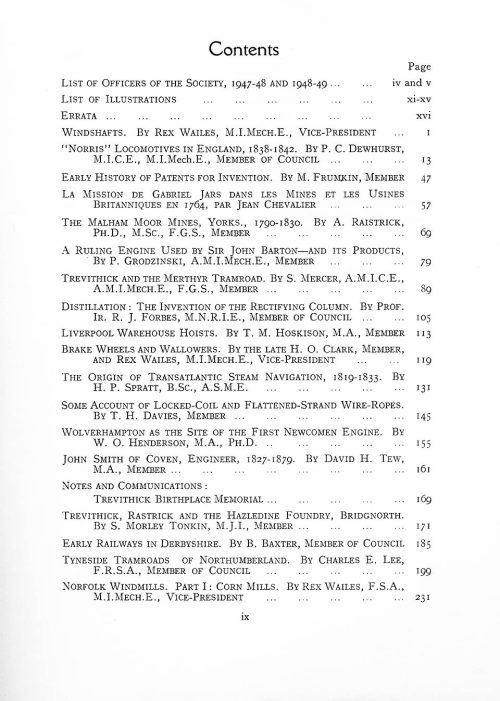 The Journal - V26 No1 1947-49 - contents