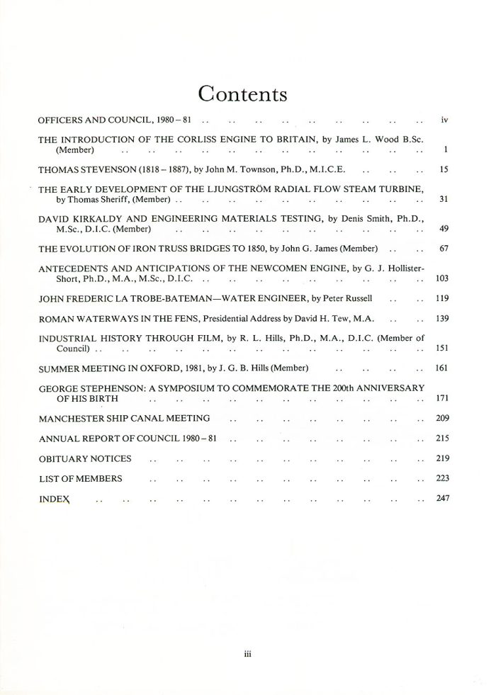 The Journal - V52 No1 1980-81 - contents