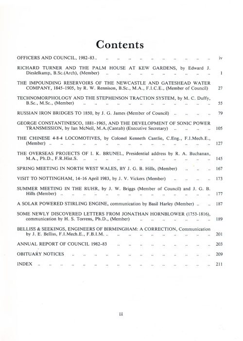 The Journal - V54 No1 1982-83 - contents Hardback