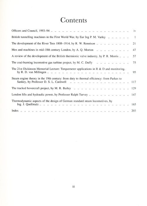 The Journal - V65 No1 1993-94 - contents