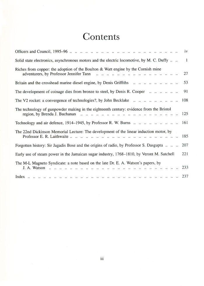 The Journal - V67 No1 1995-96 - contents
