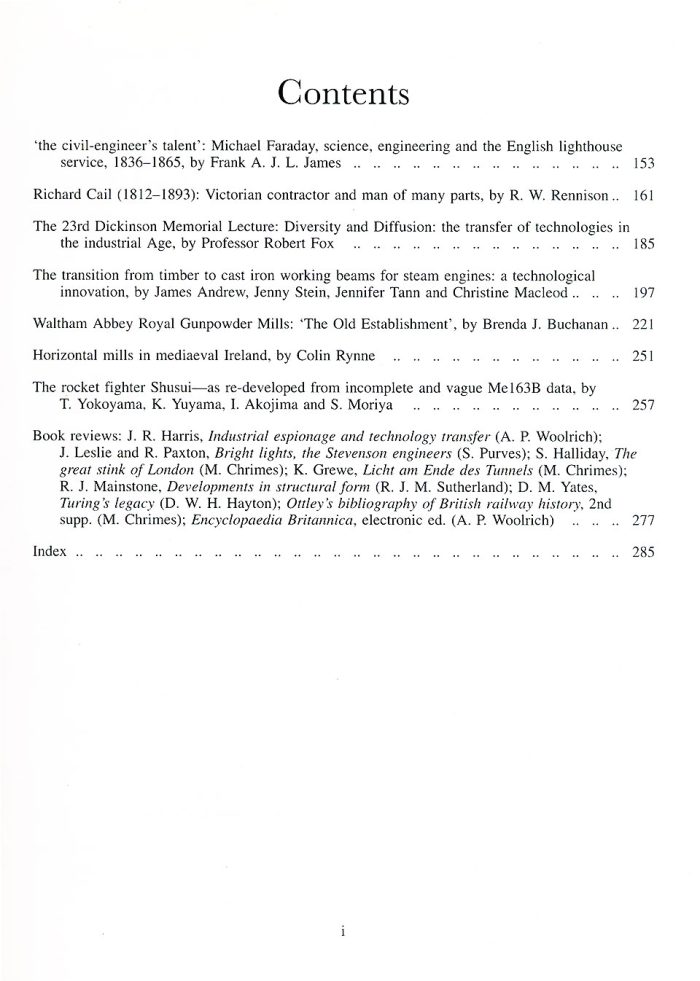 The Journal - V70 No2 1998-99 - contents