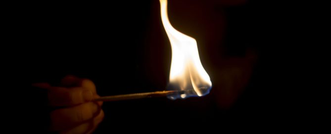 George Tetin lit a match