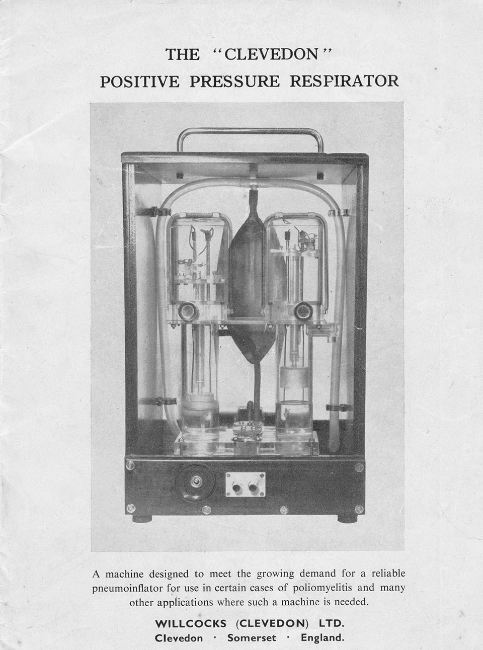 Pamphlet For The Clevedon Ventilator