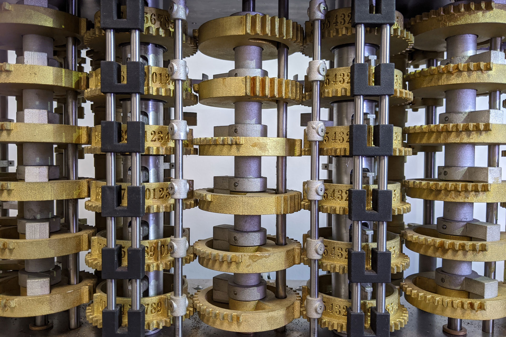 Plummer's Difference Engine Number 3 (detail) - photo credit: Adrian Johnstone