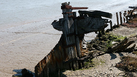 The Demise of Sail - Barge at Orfordness