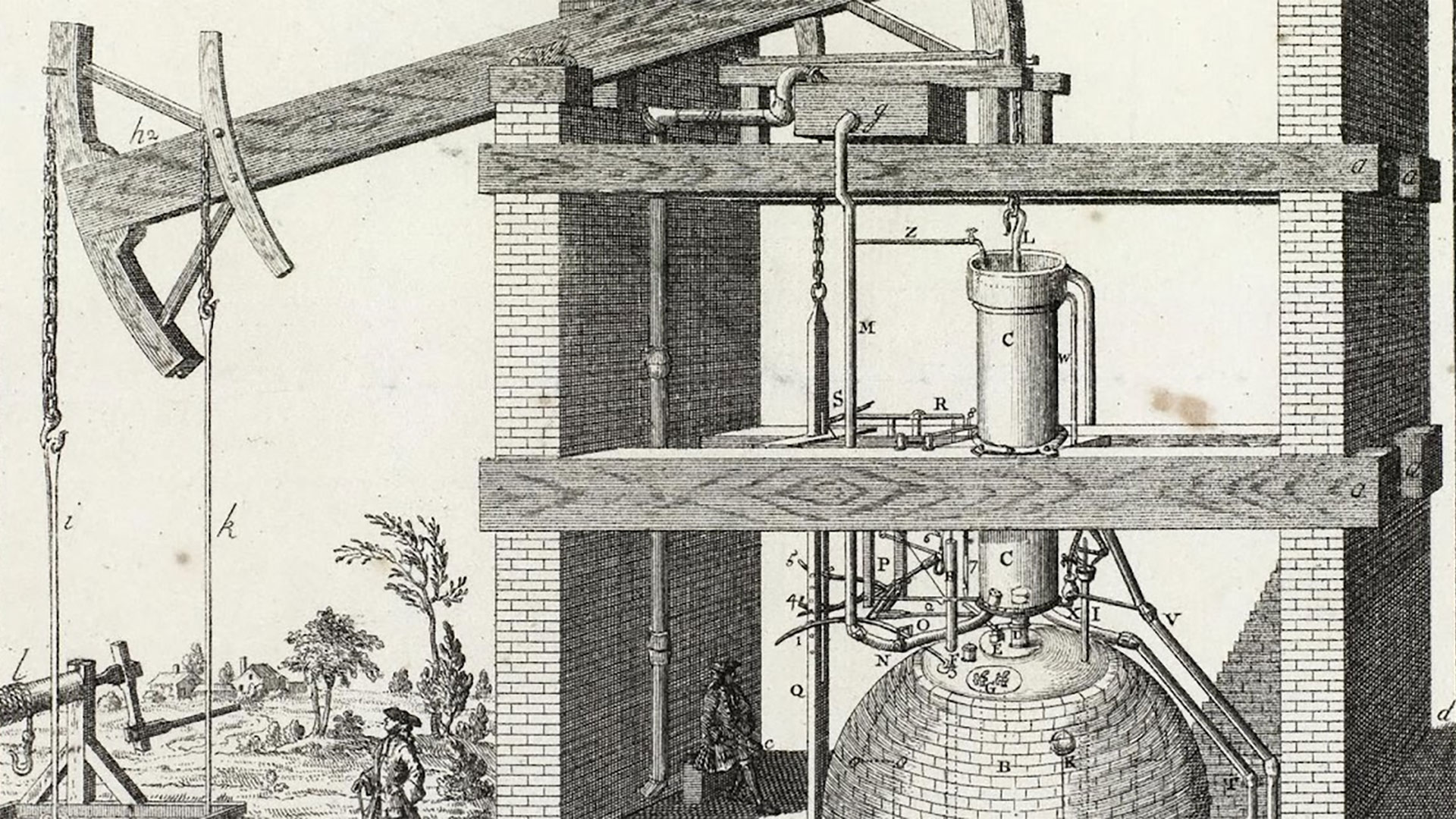 Newcomen Engine Illustrations